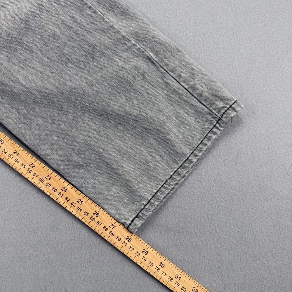 Levi's 514 Mens Gray Denim Jeans Size 36x29 Slim Straight Fit‎ Mid Rise